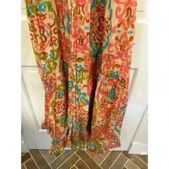 House of Harlow 1960 Colorful‎ Boho Maxi Dress NWOT size L - Picture 3 of 5